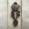 Double Twists Welsh Love Spoon 1 Double Twists Welsh Love Spoon -GIFTS WITH HEART Sales welsh love spoon with double twists