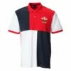 Men’s Prince Of Wales Polo Shirt In Red, Navy And White -GIFTS WITH HEART Sales welsh polo shirt red navy and white