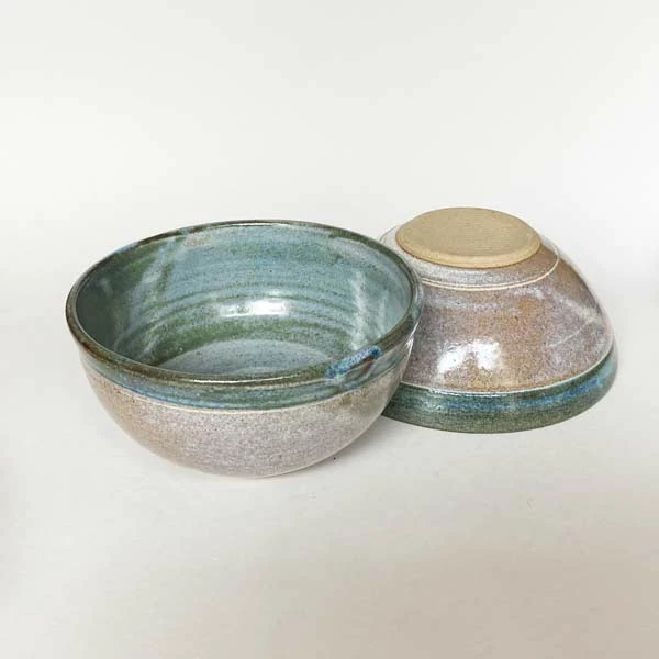 Blue Stoneware Bowl 3 Blue Stoneware Bowl