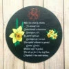 Daffodils And Dragon Welsh National Anthem Slate Plaque