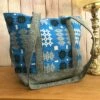 Sky Blue Welsh Tapestry Shoulder Bag -GIFTS WITH HEART Sales welsh tapestry gifts blue bag