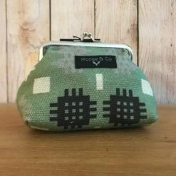 Sage Green Welsh Tapestry Purse